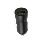 Φορτιστής Αυτοκινήτου MXCC-04 20W 3A Γρήγορης Φόρτισης με Θύρες: 1xUSB 1xType-C Μαύρος