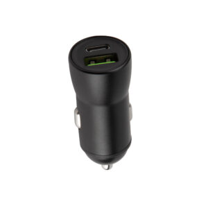 Φορτιστής Αυτοκινήτου MXCC-04 20W 3A Γρήγορης Φόρτισης με Θύρες: 1xUSB 1xType-C Μαύρος