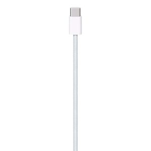 Apple Braided USB 2.0 Cable USB-C male - USB-C Λευκό 1m (MQKJ3ZM/A)