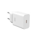 XO Φορτιστής Χωρίς Καλώδιο με Θύρα USB-C 20W Quick Charge 2.0 Λευκός