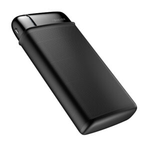 Power Bank 20000mAh με 2 Θύρες USB-A Μαύρο Forever