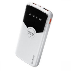 WK WP-43 Power Bank 10000mAh 22.5W με 2 Θύρες USB-A και Θύρα USB-C Power Delivery Λευκό