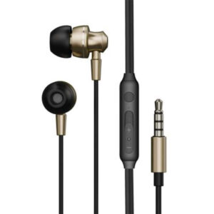 WK YA-05 In-ear Handsfree με Βύσμα 3.5mm Χρυσό