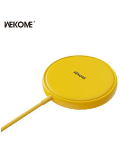 WK Ασύρματος Φορτιστής (Qi Pad) 15W Κίτρινος (WP-U166)