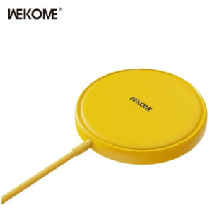 WK Ασύρματος Φορτιστής (Qi Pad) 15W Κίτρινος (WP-U166)