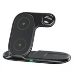 WK Ασύρματος Φορτιστής (Qi Pad) 15W Μαύρος (WP-U167)