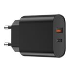 Φορτιστής Χωρίς Καλώδιο με Θύρα USB-A και Θύρα USB-C 20W Power Delivery / Quick Charge 3.0 Μαύρος