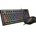 Zeroground KB-1800GUMS Aochi Σετ Gaming Πληκτρολόγιο Tenkeyless με RGB φωτισμό & Ποντίκι (Αγγλικό US)