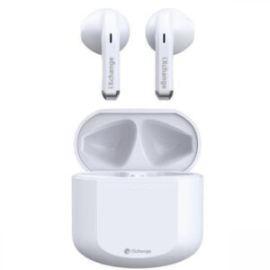 iXchange ES-02 In-ear Bluetooth Handsfree Ακουστικά με Θήκη Φόρτισης Λευκά