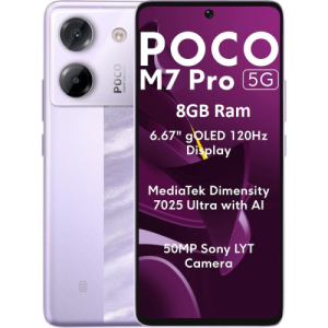 Xiaomi Poco M7 Pro 8GB Ram 256GB Purple 5G Dual Sim- EU