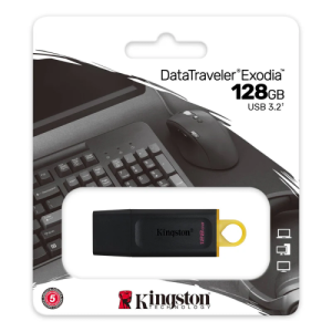 Kingston USB Flash DataTraveler Exodia 128GB USB 3.2 Black