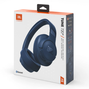 JBL Tune 720BT Bluetooth Wireless On-Ear Headphones Blue- EU
