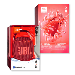 JBL Clip 4 Wireless Bluetooth Speaker Red- EU