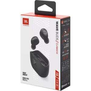 JBL Wave Buds True Wireless In-Ear Headphones Black- EU