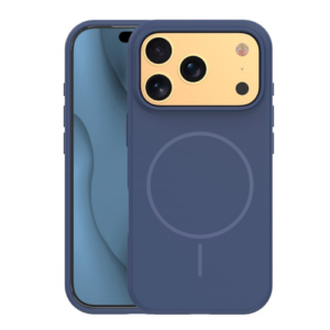 Velvet Dark Blue Case with MagSafe for iPhone 17 Pro Max