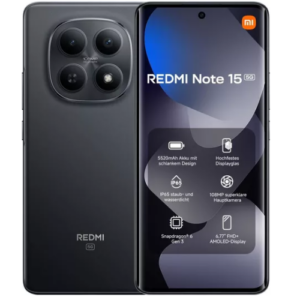 Xiaomi Redmi Note 15 6GB Ram 128GB Black 5G- EU