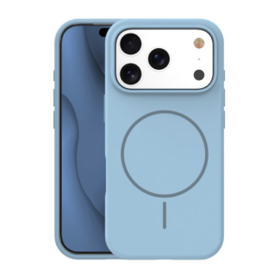 Velvet Light Blue Case with MagSafe for iPhone 13/ iPhone 14