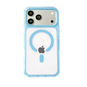 ObaStyle Clear Light Blue Case with MagSafe for iPHONE 15