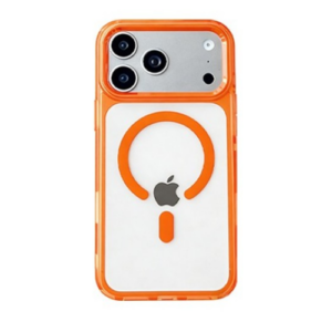 ObaStyle Clear Orange Case with MagSafe for iPHONE 17