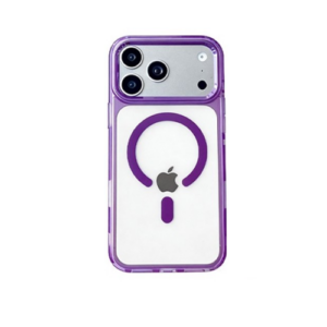 ObaStyle Clear Purple Case with MagSafe for iPHONE 17