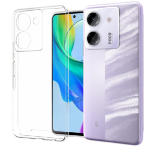 N. Silicone Transparent Case for Xiaomi Poco M7 Pro