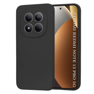 I. Silicone Black Case for Xiaomi Redmi Note 15 Pro 5G