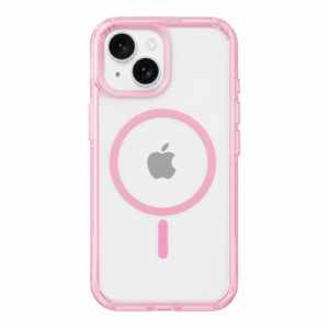 ObaStyle Clear Pink Case with MagSafe for iPHONE 13/ iPHONE 14