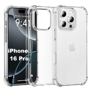 Silicone Transparent Case for iPhone 16 Pro