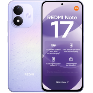 Xiaomi Redmi Note 17 6GB Ram 256GB Purple Dual Sim 4G- EU