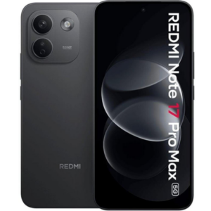 Xiaomi Redmi Note 17 Pro Max 8GB Ram 256GB Dual Sim Black 5G- EU