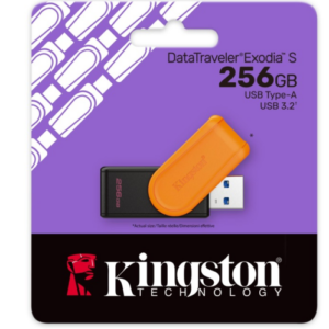 Kingston USB Flash DataTraveler Exodia S 256GB USB 3.2 Black