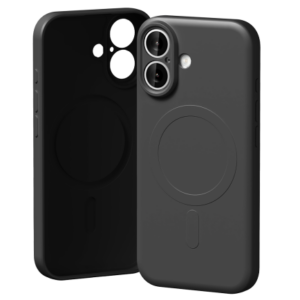 Black Silicone Magsafe case for iPhone 17