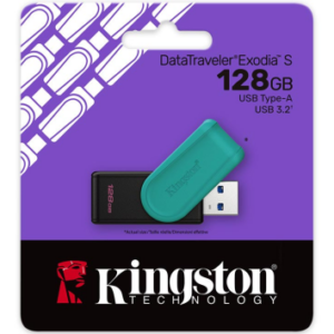 Kingston USB Flash DataTraveler Exodia S 128GB USB 3.2 Black