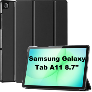 M. Flip Black Case for Samsung Tab A11 8.7''